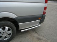 Mercedes Sprinter W907/W910 2018- Tubes lateraux derriere la roue arriere (2 pcs, inox) photo 5