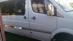 Volkswagen Crafter 2006-2016 Moulures de portes en acier inoxydable photo 4