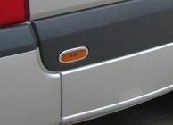 Volkswagen Crafter 2006-2016 Entourages chromes pour feux de position (6 pcs, inox) Carmos - Acier Inoxydable Turc photo 2