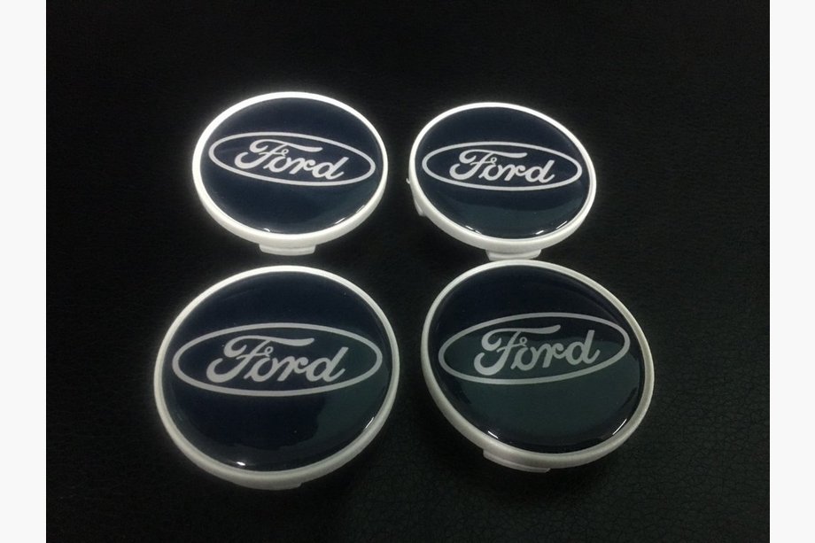 Ford Focus II 2005-2008 Cabochons de jante pour jantes d'origine 50mm V1 (4 pcs) Image
