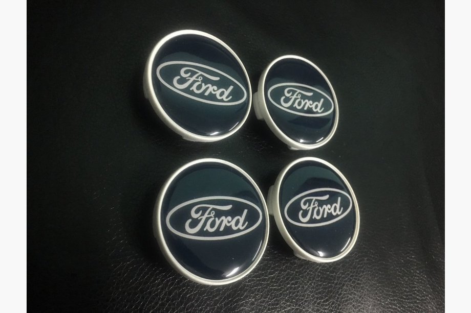 Ford Mondeo 2014-2022 Cabochons de jante pour jantes d'origine 50mm V1 (4 pcs) Photo 2