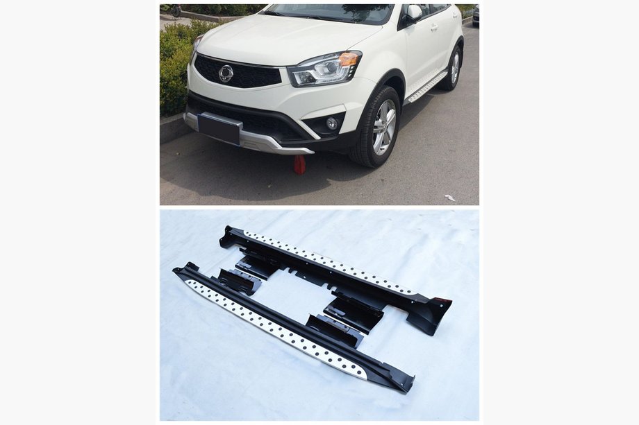 SsangYong Korando 2010-2019 Marchepieds Latéraux Niken Style BMW (2 pcs, Aluminium) Image