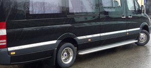 Volkswagen Crafter 2006-2016 Moulures de portes en acier inoxydable photo 3