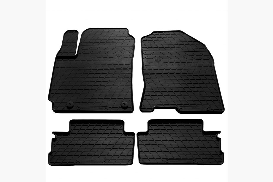Hyundai Kona 2017-2023 Tapis en caoutchouc (4 pcs, Stingray Premium) Image