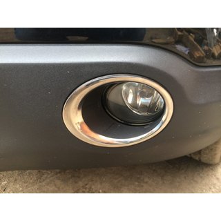 Entourages de phares antibrouillard chromes (2 pcs, inox) Nissan Qashqai 2007-2010 photo 1