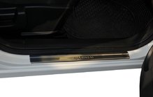 Nissan Qashqai 2007-2010 Couvre-seuils de porte (Omsa, 4 pcs, inox) photo 1