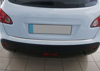 Nissan Qashqai 2007-2010 Protection de Pare-chocs Arrière OmsaLine (Inox) Brillant, Base Standard photo 1