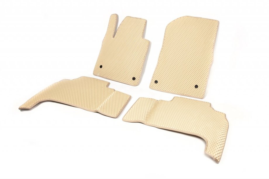 Lexus LX570/450d 2008-2022 Tapis de sol EVA en polyuréthane (2008-2012, beige) Image