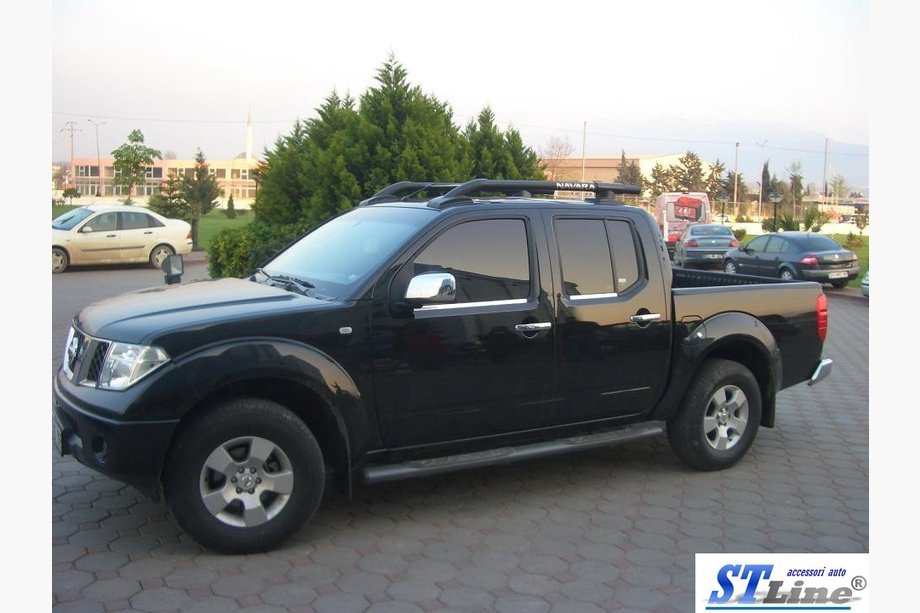 Nissan Navara/NP300 2016- Barres de toit d'origine (avec traverse) Gris Photo 2