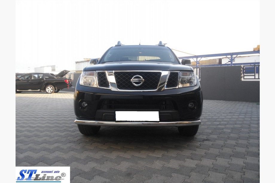 Nissan Navara 2006-2015 Protection Avant ST008 (Inox) Photo 4