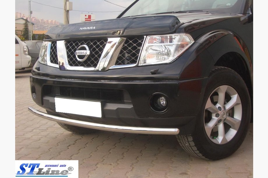 Nissan Navara 2006-2015 Protection Avant ST008 (Inox) Photo 5