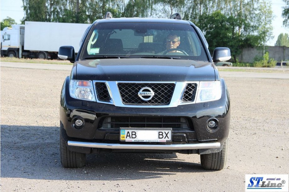 Nissan Navara 2006-2015 Protection Avant ST008 (Inox) Photo 8