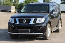 Nissan Navara 2006-2015 Protection Avant ST008 (Inox) photo 1