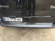 Nissan Primastar 2002-2014 Protection de pare-chocs arrière inox (OMSA) photo 2