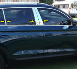 Skoda Kodiaq 2016-2023 Enjoliveurs de Montants de Porte en Acier Inoxydable photo 2
