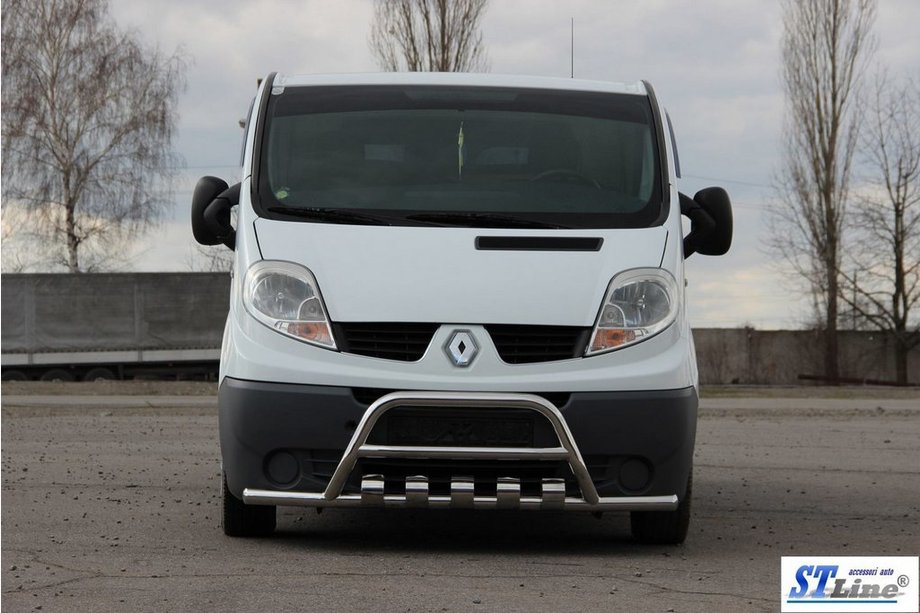 Opel Vivaro 2001–2015 Pare-buffle WT003-15 (inox) Photo 2