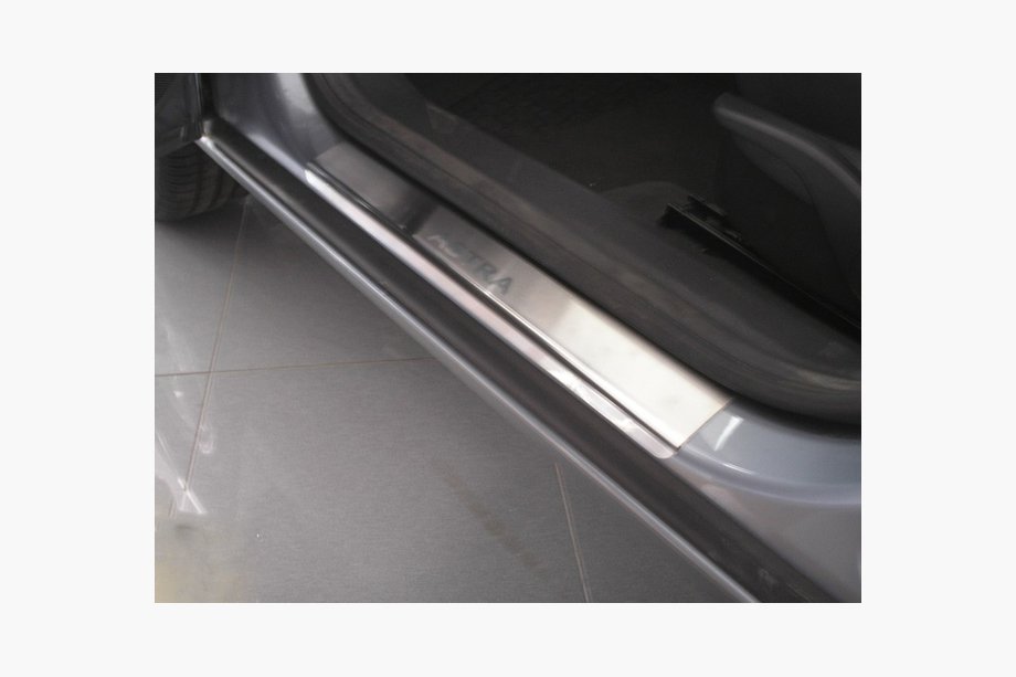 Opel Astra H 2004-2013 Seuils de Porte Nataniko (4 pcs, Inox) Image