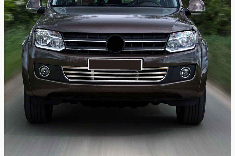 Volkswagen Amarok 2010-2022 Grille de pare-chocs inox Image