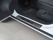 Opel Corsa C 2000-2006 Seuils de porte Natanika Premium (4 pcs, inox) photo 1