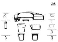 Toyota Camry 1991-1996 Caches de Tableau de Bord photo 2