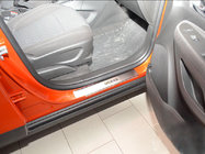 Opel Mokka 2012-2021 Seuils de Porte Nataniko (4 pcs, Inox) photo 1