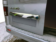 Renault Trafic 2015- Baguette inox au-dessus de la plaque d'immatriculation photo 13