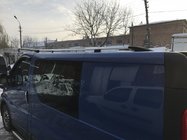 Renault Trafic 2001–2015 Barres de Toit Chromées Long, pieds en plastique photo 4