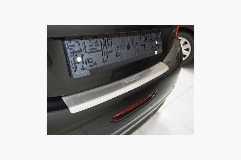 Fiat Scudo 2007-2015 Protection de pare-chocs arrière inox Image