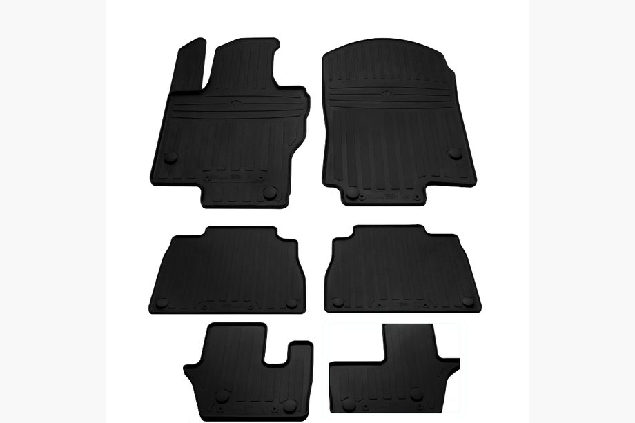 Mercedes GLS X167 2019- Tapis en caoutchouc (6 pcs, Stingray Premium) Image