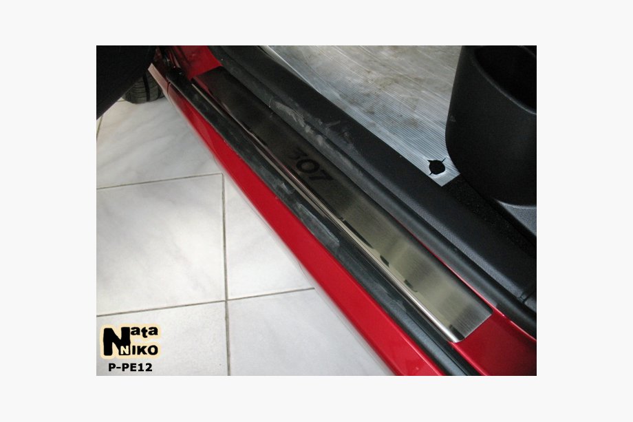Peugeot 307 2001-2008 Seuils de Porte Nataniko (4 pcs, Inox) Image