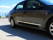 Peugeot 301 2012- Moulures de porte (4 pcs, inox) photo 1