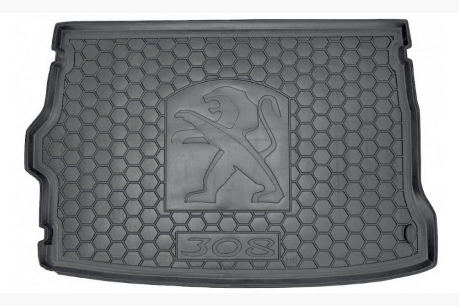 Peugeot 308 2014-2021 Tapis de Coffre HB (Autogumm, Plastique) Image