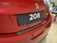 Peugeot 208 2012-2019 Protection de pare-chocs arrière Natanika (inox) photo 1