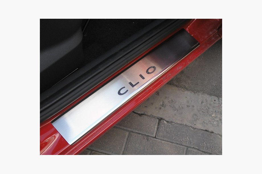 Renault Clio III 2005-2012 Seuils de Porte Nataniko (4 pcs, Inox) Image