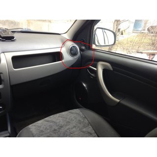 Entourages de buses d'aération intérieure (4 pcs, inox) Dacia Duster 2008-2018 photo 4
