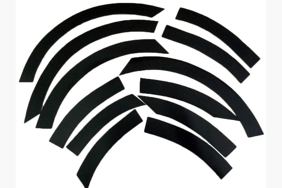 Fiat Doblo II 2010-2022 Extensions d'ailes (12 pcs, plastique) Image