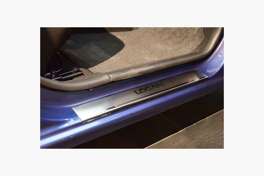 Dacia Logan MCV 2013-2020 Seuils de porte Natanika Premium (4 pcs, inox) Image