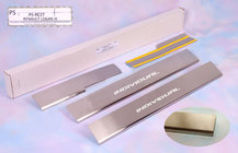 Renault Lodgy 2013-2022 Seuils de Porte Nataniko (4 pcs, Inox) photo 2