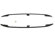 Renault Trafic 2001–2015 Barres de Toit Noires Long, pieds en plastique photo 12