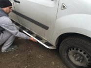 Renault Kangoo 2008–2020 Marchepieds Latéraux Vison (2 pcs, Aluminium & Inox) photo 2