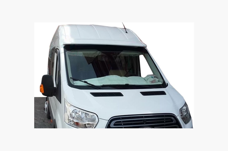 Ford Transit 2014- Casquette pare-brise V1 (à coller, peintable) Image