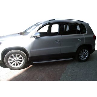 Marchepieds Latéraux BlackLine (2 pcs, Aluminium) Volkswagen Tiguan 2007-2016 photo 1