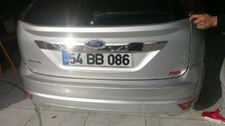 Ford Focus II 2008-2011 Coquille de hayon (HB, inox) photo 3