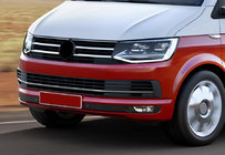 Volkswagen T6 2015-2024 Couvre-grille de pare-chocs 2015-2019 (3 pcs, inox) photo 1