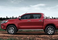 Toyota Hilux 2015- Encadrement de vitres inox (4 pcs) photo 1
