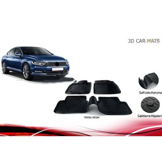 Tapis en caoutchouc (4 pcs, Niken 3D)