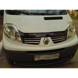 Couvre-Calandre Chromés 2007-2015 (6 pcs, Acier Inoxydable) Renault Trafic 2001–2015 photo 2
