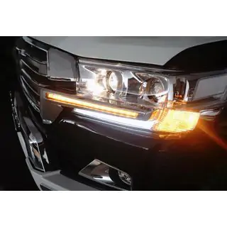 Cils de phares avec LED (2016↗) Toyota Land Cruiser 200 2007-2021 photo 3