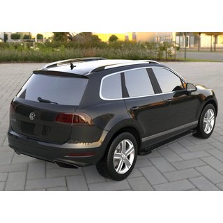 Marchepieds Latéraux Allmond Black (2 pcs, Aluminium) Volkswagen Touareg 2010-2018 photo 3
