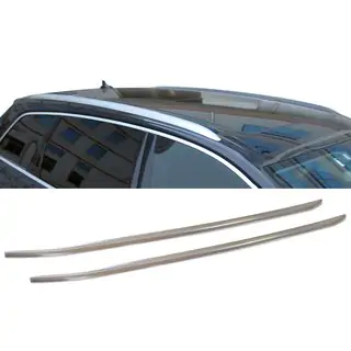 Barres longitudinales de toit intégrées noires OEM (Aluminium)